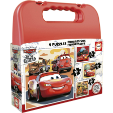Educa rajzos puzzle készlet 4 az 1-ben táskával puzzle, kirakós
