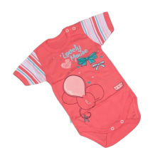 EEVI Rövid ujjú Body - Rózsaszín Egeres - 68 kombidressz, body