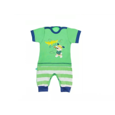 EEVI Rövid ujjú Rugdalózó - Zöld Kutyás 80 rugdalózó