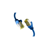 EFB CAT6a BLAU 0,15m Patchkabel S/FTP PIMF (EC020200088)