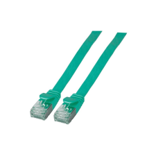 EFB RJ45 Flachpatchkabel U/FTP, Cat.6A, PVC, 2m, grün (K5545GN.2) kábel és adapter