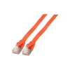 EFB RJ45 Flachpatchkabel U/FTP, Cat.6A, PVC, 3m, rot (K5545RT.3)
