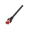 EFB RJ45 Patchkabel S/FTP, Cat.6, LSZH, 1m, schwarz (K5515.1)