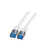 EFB RJ45 Patchkabel S/FTP,Cat.6A,Cat7 TPE superflex,0,5 m,w (K5525FWS.0,5)