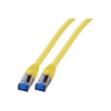 EFB RJ45 Patchkabel S/FTP,Cat.6A,Cat7 TPE superflex,1m,gelb (K5525FGE.1)