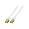 EFB RJ45 Patchkabel S/FTP,Cat.6A,LSZH,Cat.7 Rohk.,0,5m,weiß (MK7001.0,5W)