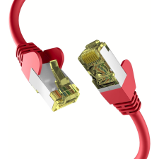 EFB S/FTP CAT6A Patch kábel 20m - Piros kábel és adapter