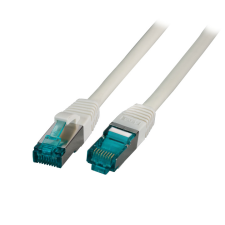 EFB S/FTP CAT6a Patch kábel 7.5m Szürke kábel és adapter