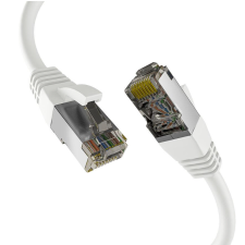 EFB S/FTP CAT8.1 Patch kábel 1.5m - Fehér kábel és adapter