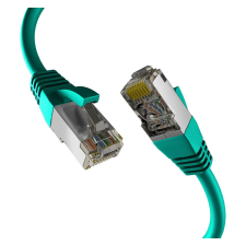 EFB S/FTP CAT8.1 Patch kábel 20m - Zöld kábel és adapter