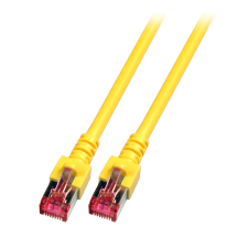EFB S/FTP Cat.6 Patch kábel 2m Sárga kábel és adapter