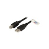 EFB USB2.0 Anschlusskabel A-B,St.-St.,1,0m,schwarz,Premium (K5256SW.1)