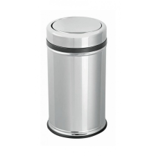 EFORMETAL Rozsdamentes Henger billenőfedeles szemetes 45L, fényes szemetes