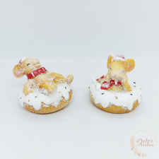  Egér fánkban dekorációs kellék