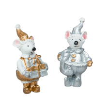  Egérke poly M6,6cm 2db-os dekorációs kellék