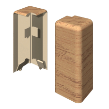 Egger Szegélyléc Külső sarkok Tölgy méz 2 darab élvédő, sín, szegélyelem