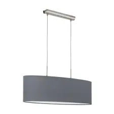 EGLO 31582 Text.függ E27 2x60W 75cm szürk Pasteri világítás
