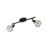EGLO 32766 LED fali/mennyezeti lámpaG9 2x3Wfekete/borostyánZapata