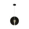 EGLO 32823 - Csillár FABESSA 1xE27/60W/230V fekete