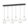EGLO -390203 BALMES Fekete Színű Függeszték 6XE27 40W IP20