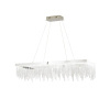 EGLO 39283 LED függelék 39W 115x32cm króm/kristály Antelao