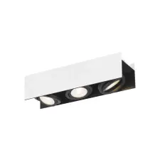 EGLO 39317 LED mennyezeti 3x5,4W fehér/fekete Vidago világítás