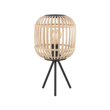 EGLO 43218 Asztali lámpa E27 1x28W fekete/fa Bordesley világítás