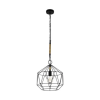 EGLO 43328 Függeszték E27 1x40W fekete Cottingham