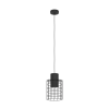 EGLO 43625 Függ E27 1x40W 20cm fekete Milligan