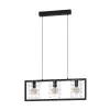 EGLO 43663 Függ E27 3x40W fekete/galv Jubily