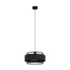 EGLO 43668 Függeszték E27 1x40W fekete Bazely
