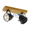 EGLO 49077 Fali/mennyezeti E14 2x40W fa/fekete Gatebeck