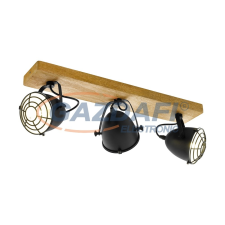 EGLO 49078 Fali/mennyezeti E14 3x40W fa/fekete Gatebeck világítás
