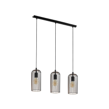 EGLO 49645 - Csillár zsinóron ROCCAMENA 3xE27/60W/230V világítás