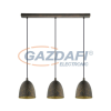 EGLO 49871 függeszték E27 3x60W barna/arany Safi