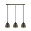 EGLO 49871 függeszték E27 3x60W barna/arany Safi