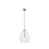 EGLO 49935 függeszték E27 1x60W ezüst Carlton
