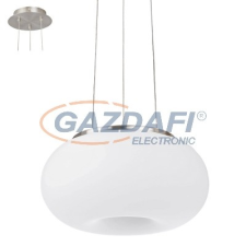 EGLO 86813 Függ.2x60W E27 matt nikkel/opál Optica világítás