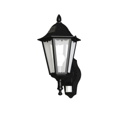 EGLO 93458 outdoor wall lamp, black-silver, with sensor kültéri világítás