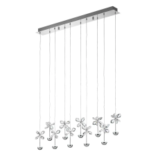 EGLO -93663 PIANOPOLI Króm színű Függeszték 15xLED 37W IP20 világítás