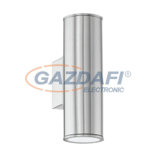 EGLO 94107 LED-es kültéri fali GU10 2x3W IP44 nemes acél Riga kültéri világítás