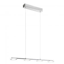 EGLO 94245 CARTAMA LED függeszték, króm színben, MAX 4X4,5W teljesítménnyel, LED fényforrással ( cserélhető), 3000K színhőmérséklettel, kapcsoló nélkül, IP20 védettséggel ( EGLO 94245 ) világítás