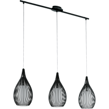 EGLO , 94389 , RAZONI , függeszték , E27 , 3X60W , IP20 , fekete, fehér (94389) világítás