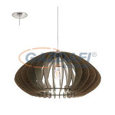 EGLO 95261 Függeszték E27 60W 50cm sötét barna Cossano világítás