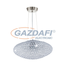 EGLO 95287 Függeszték E27 3x60W króm/kristály Clemente világítás