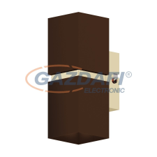 EGLO 95379 LED fali GU10 2x3,3W szögletes barna/réz Passa világítás