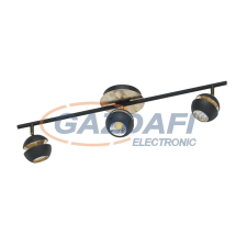 EGLO 95484 LED fali/ mennyezeti GU10 3x3,3W fekete/arany Nocito világítás