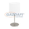 EGLO 95725 Asztali E14 1x40W matt nikkel/fehér Pasteri