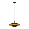 EGLO 95755 Függeszték E27 1x60W barna/arany Nuvano