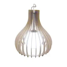 EGLO 96214 Függeszték E27 1x60W 50cm juhar Tindori világítás